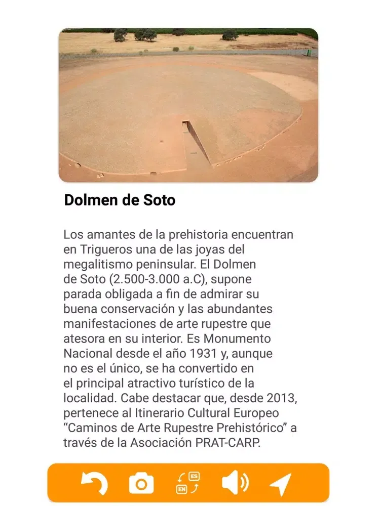 Guía Turística de Trigueros iPad 应用截图