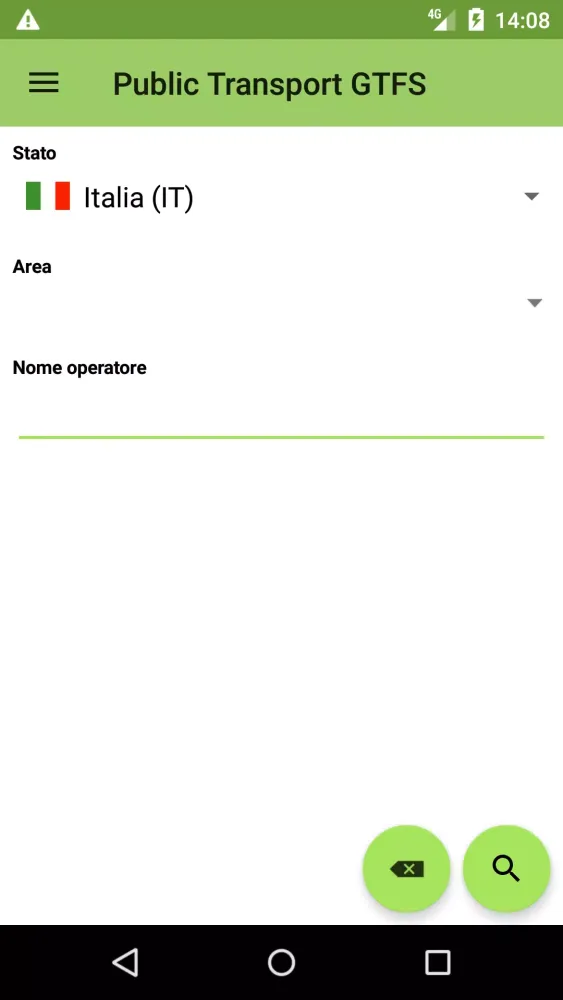 Public Transport GTFS Screenshots