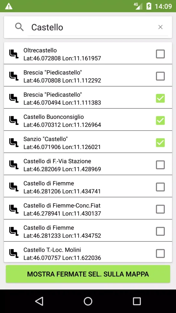 Public Transport GTFS Screenshots