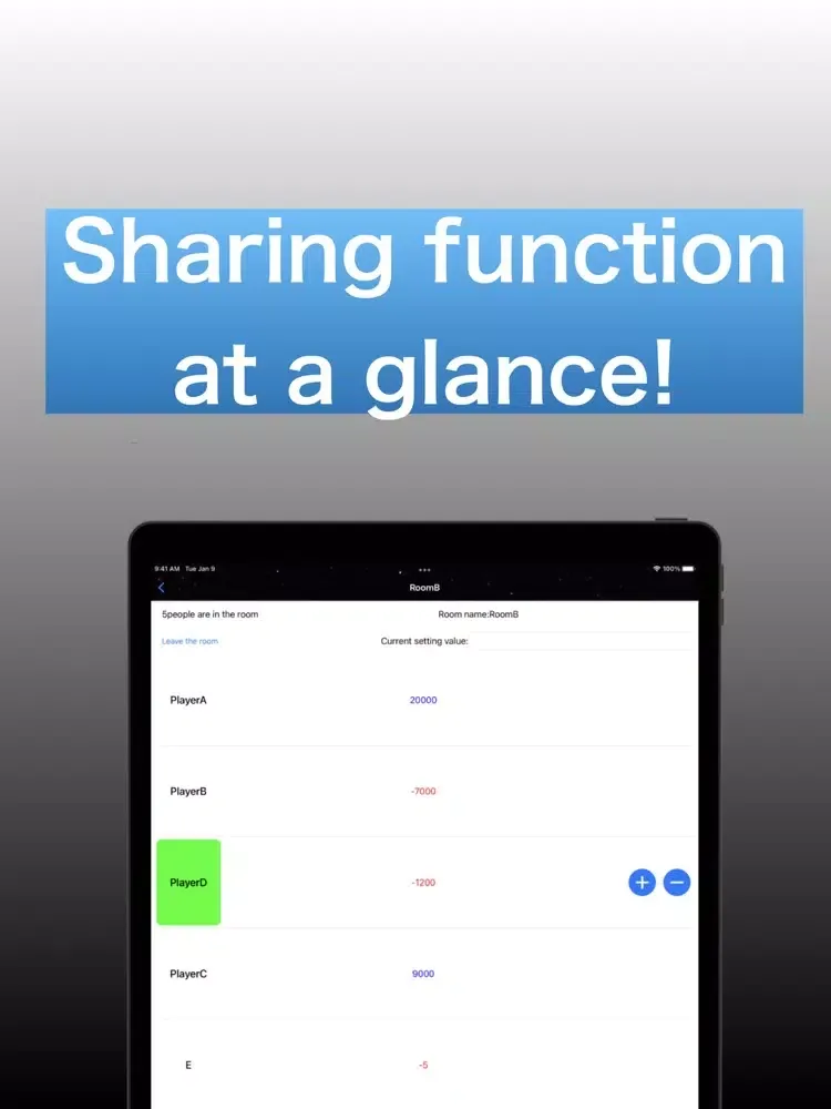 Online Shared Counter! iPad स्क्रीनशॉट