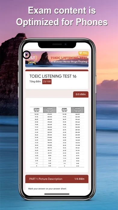 EZ Test - TOEIC® Listening 스크린샷