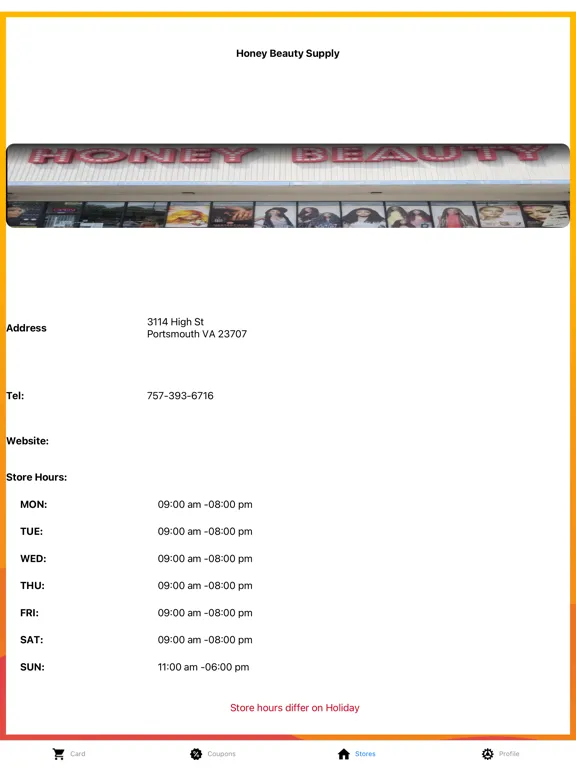 Capturas de pantalla de Supreme Beauty Supply Loyalty iPad 