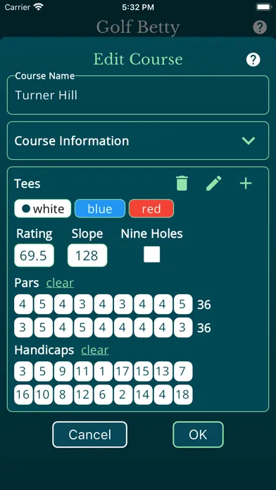 Capturas de tela do GolfBetty - Games for Golfers