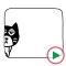 Maru Cat 1 Animation Sticker