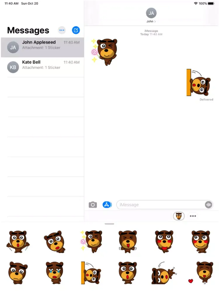 Beb 16 Stickers iPad  Screenshots