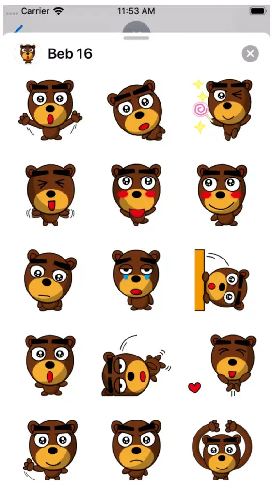 Beb 16 Stickers Screenshots