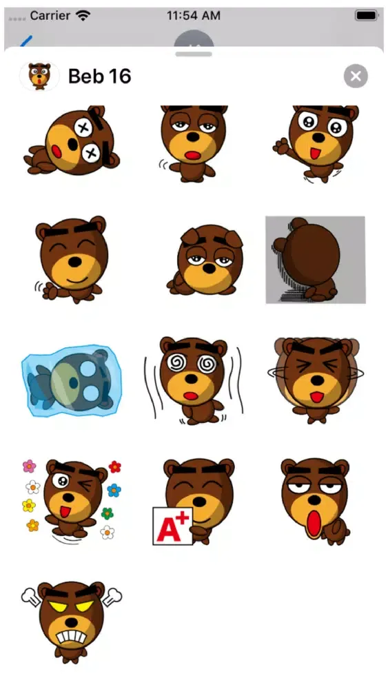 Beb 16 Stickers Screenshots