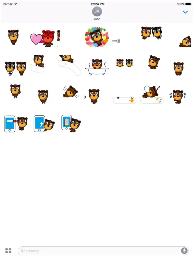 Beb Animation 2 Stickers iPad  Screenshots