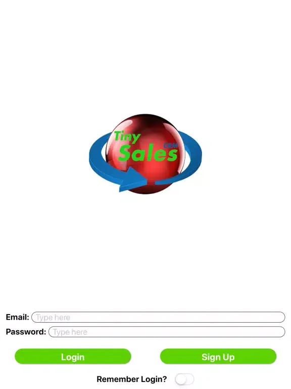 Tiny Sales CRM iPad  스크린샷
