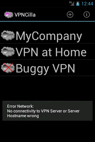VpnCilla (Trial) Screenshots
