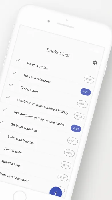 100 Bucket List应用截图