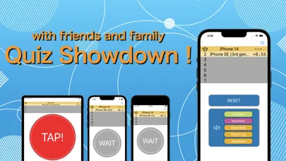 Captures d'écran de Wireless Quiz Showdown