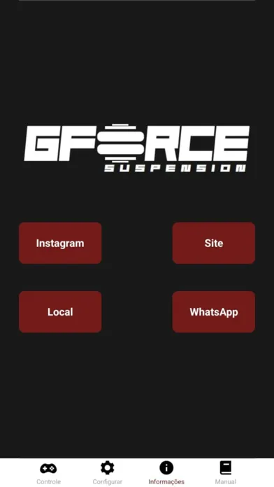 ภาพหน้าจอของ GFORCE Suspension Memory