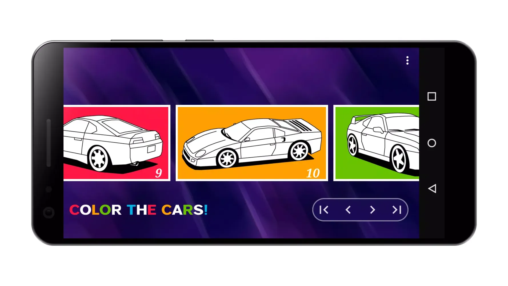Color The Cars! Coloring Book Screenshots