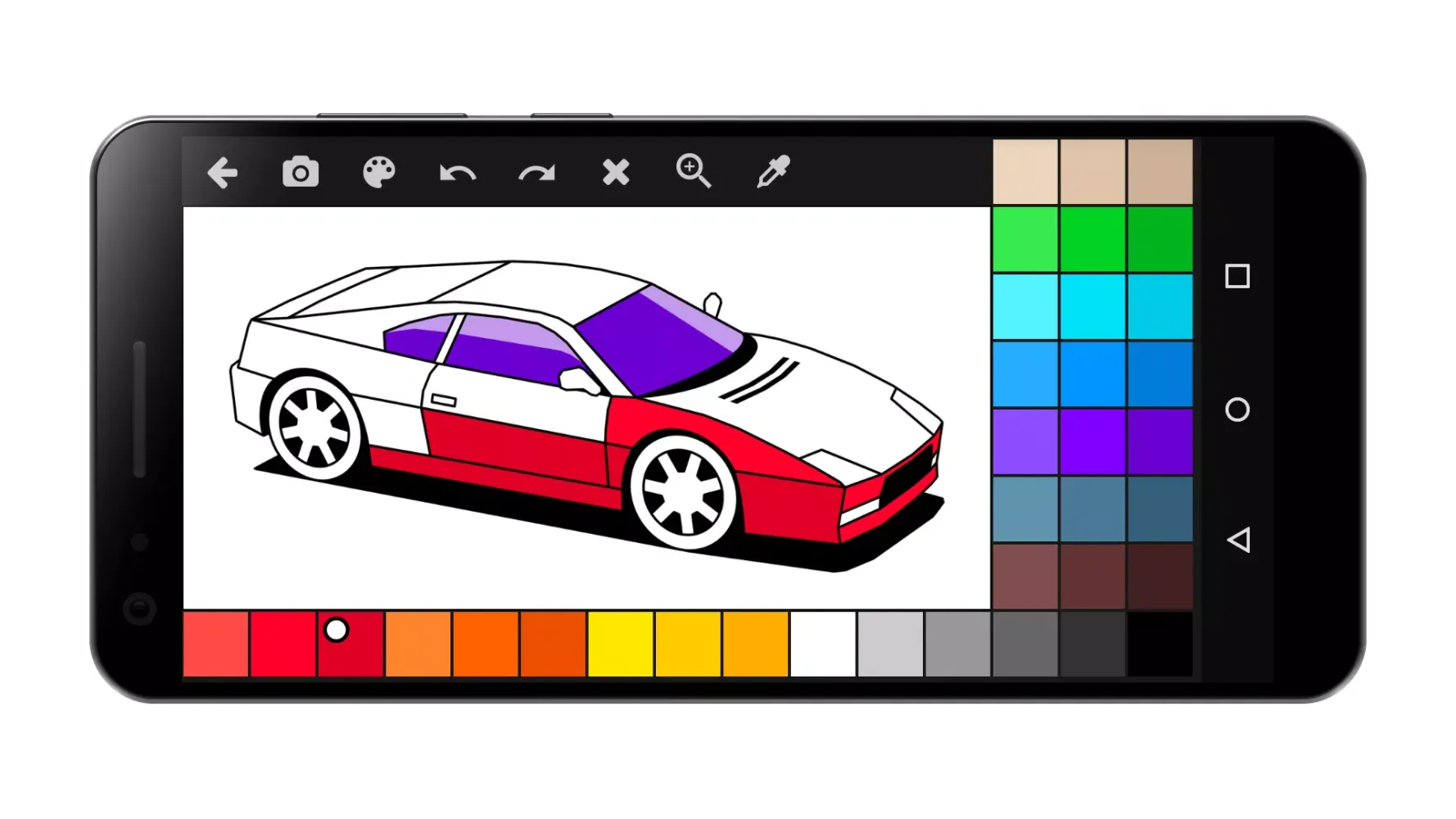 Color The Cars! Coloring Book Screenshots
