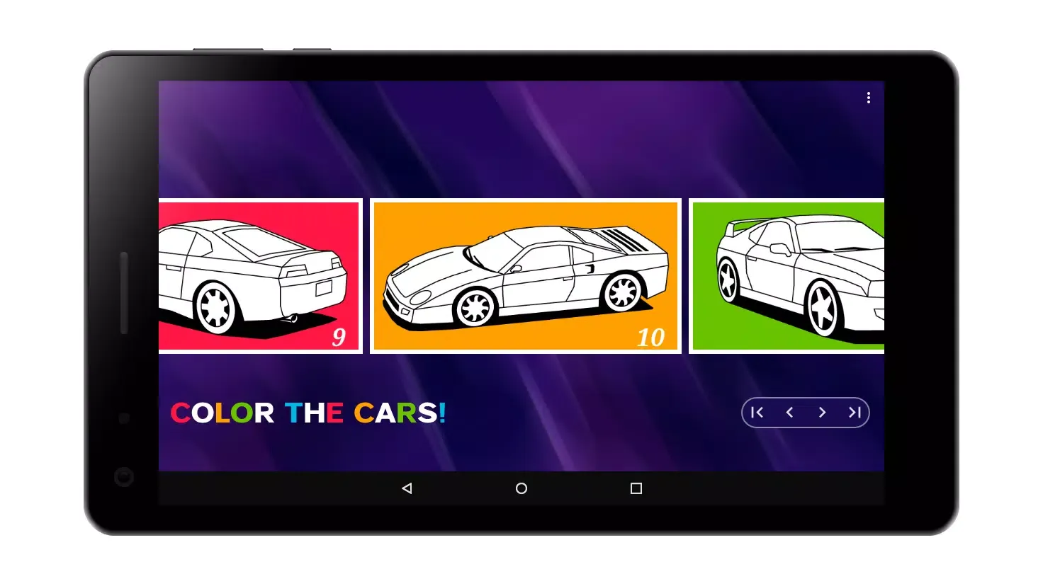 Color The Cars! Coloring Book Screenshots