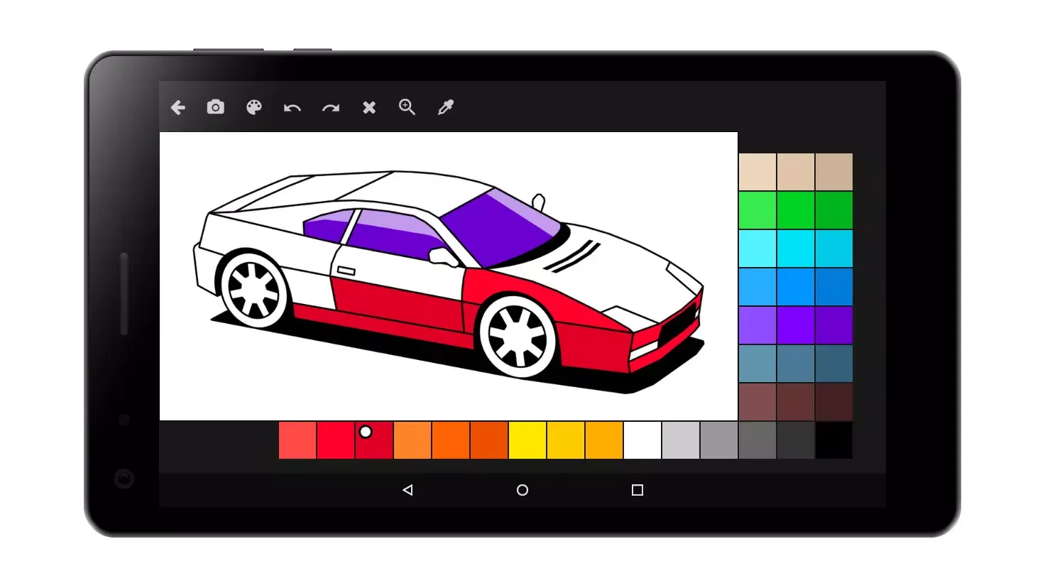 Color The Cars! Coloring Book Screenshots