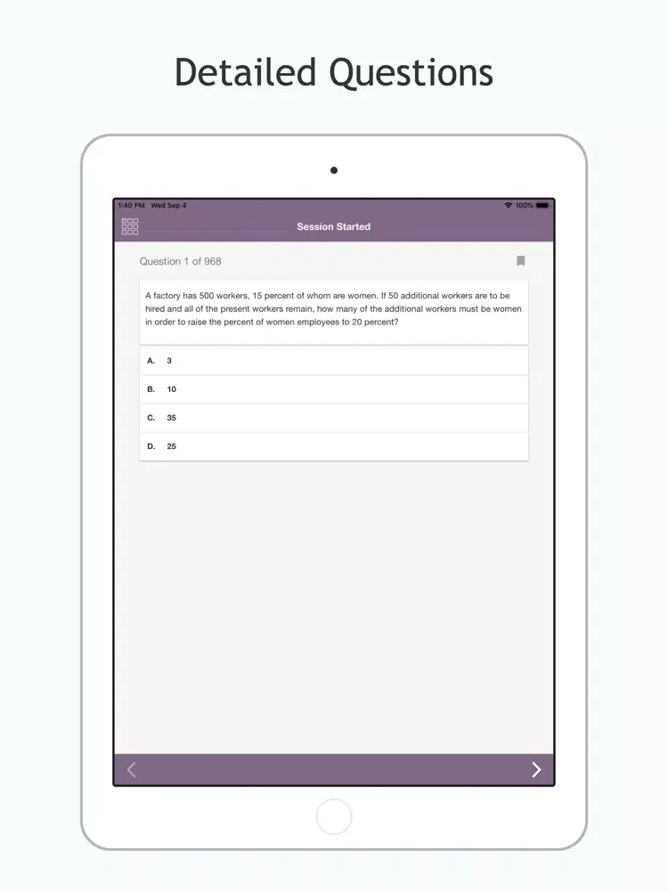 GMAT Test Prep iPad  স্ক্রিনশট