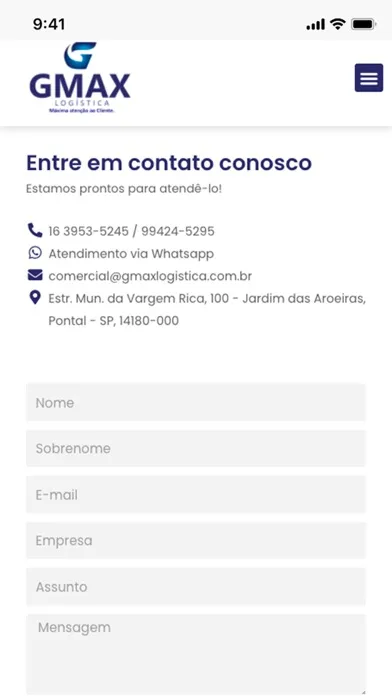 Скриншоты GMAX Logistica
