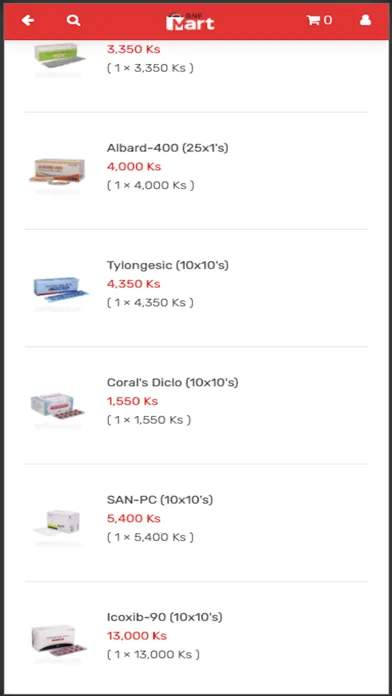 Ảnh chụp màn hình của BNF Mart