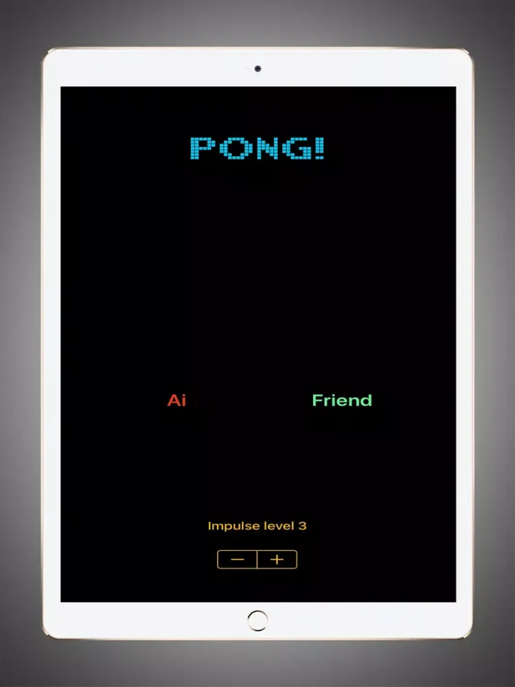 Pong: The classic pong game! iPad  スクリーンショット