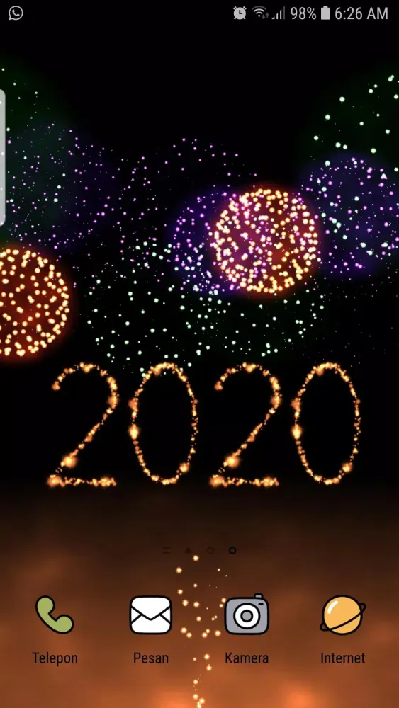 Fireworks New Year 2020 Live Wallpaper スクリーンショット
