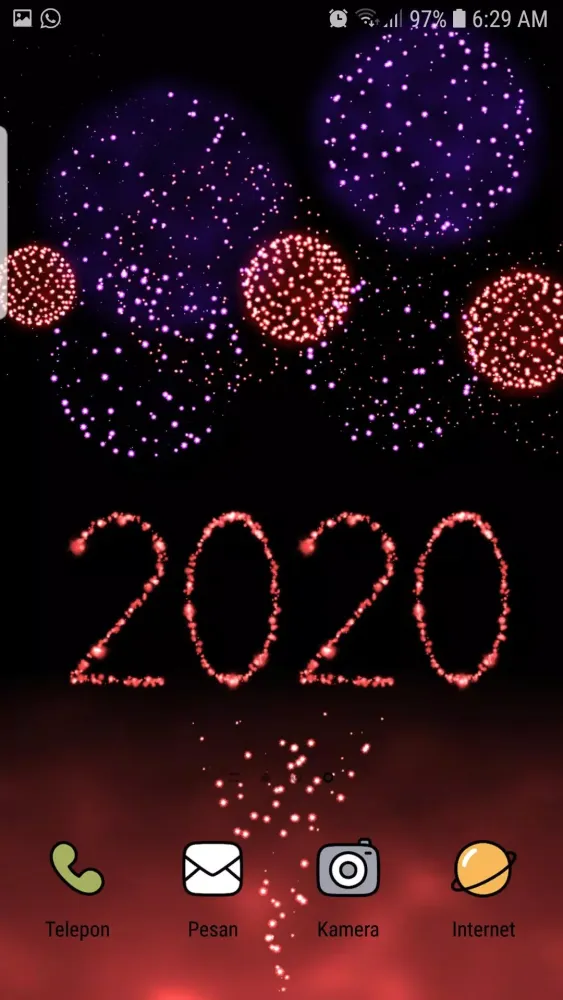 Fireworks New Year 2020 Live Wallpaper スクリーンショット