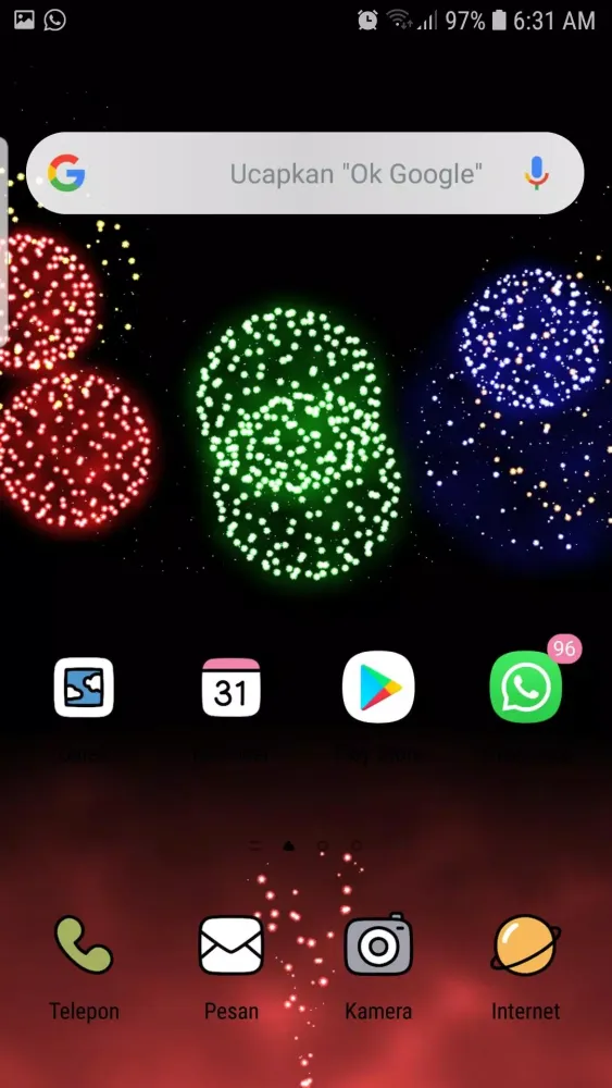 Fireworks New Year 2020 Live Wallpaper スクリーンショット