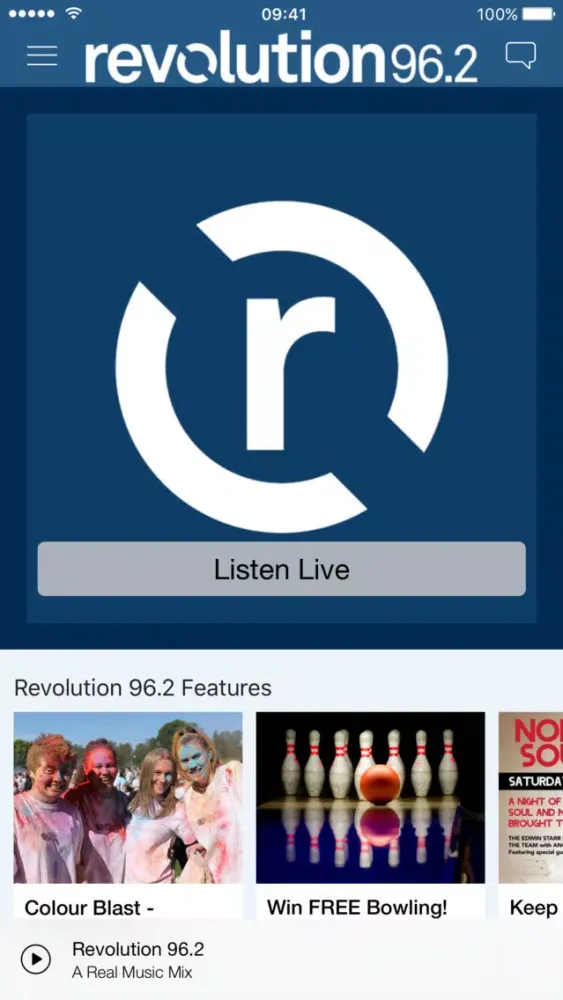 Screenshot di Revolution 96.2