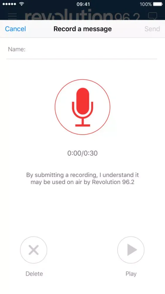 Screenshot di Revolution 96.2
