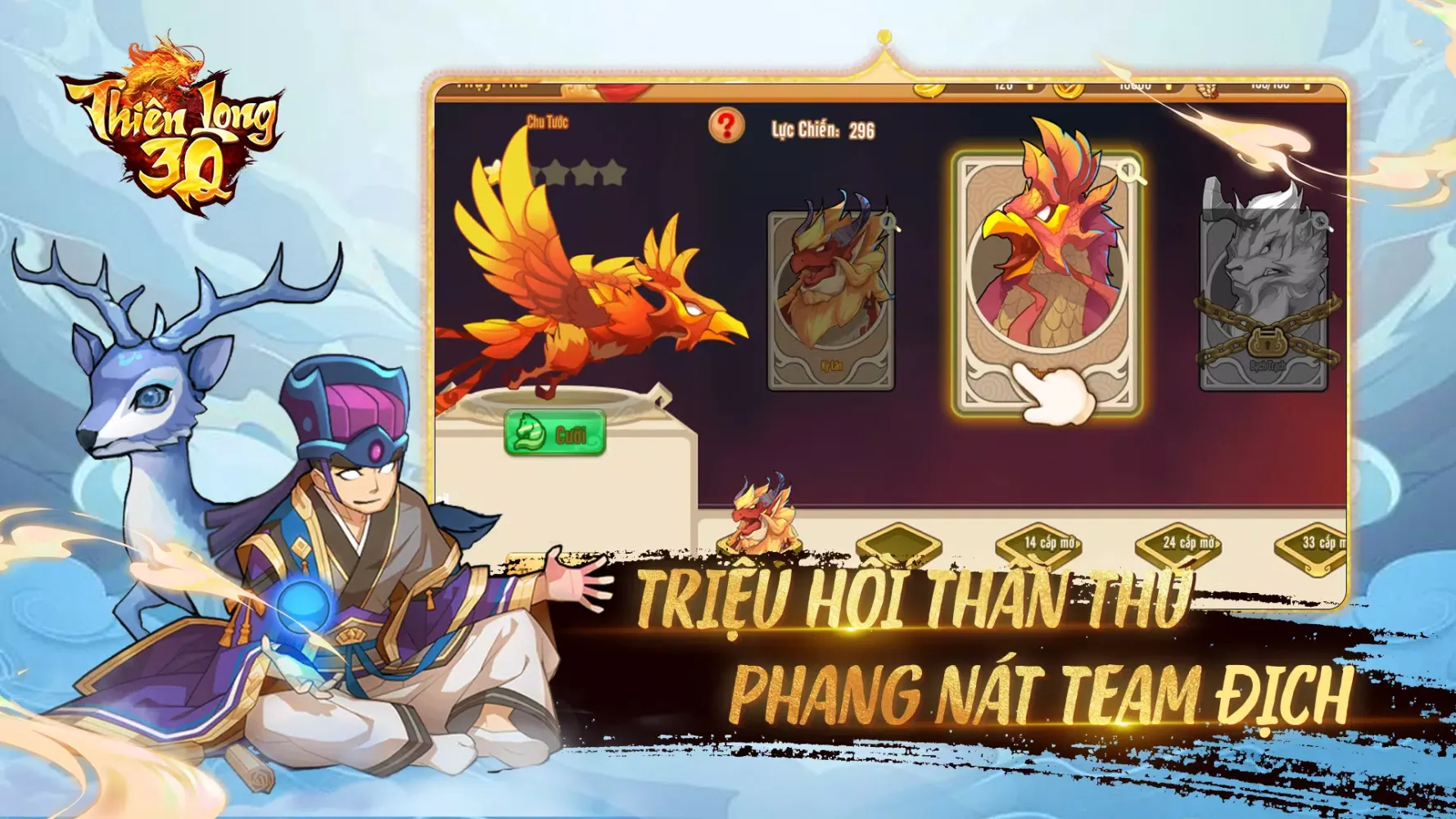 Capturas de tela do Thiên Long 3Q