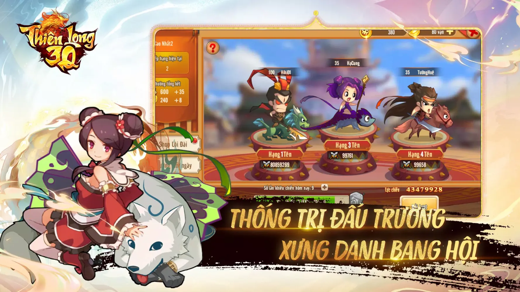 Capturas de tela do Thiên Long 3Q