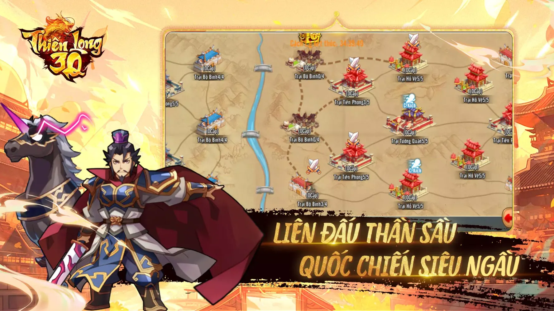 Capturas de tela do Thiên Long 3Q
