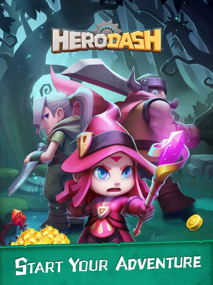 Capturas de pantalla de Hero Dash:Idle RPG iPad 