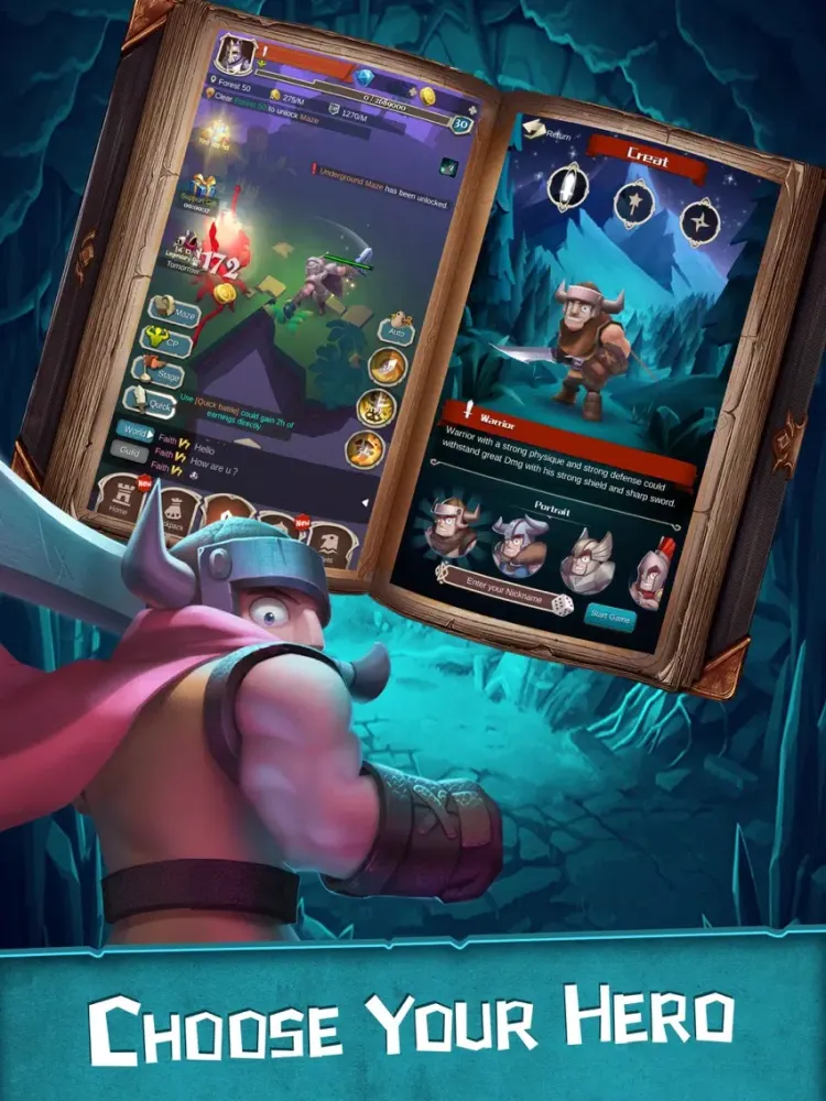 Capturas de pantalla de Hero Dash:Idle RPG iPad 