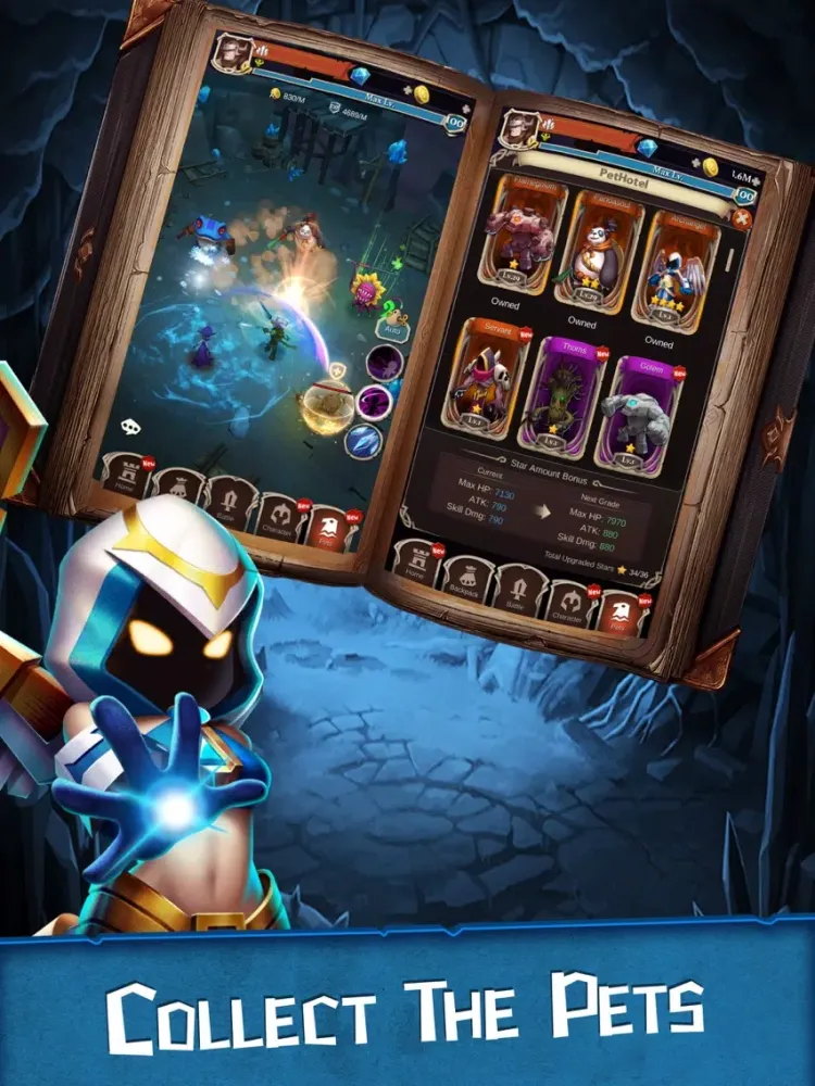 Capturas de pantalla de Hero Dash:Idle RPG iPad 
