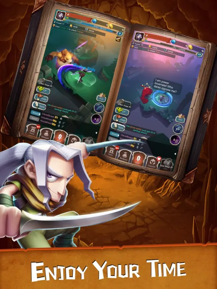 Capturas de pantalla de Hero Dash:Idle RPG iPad 