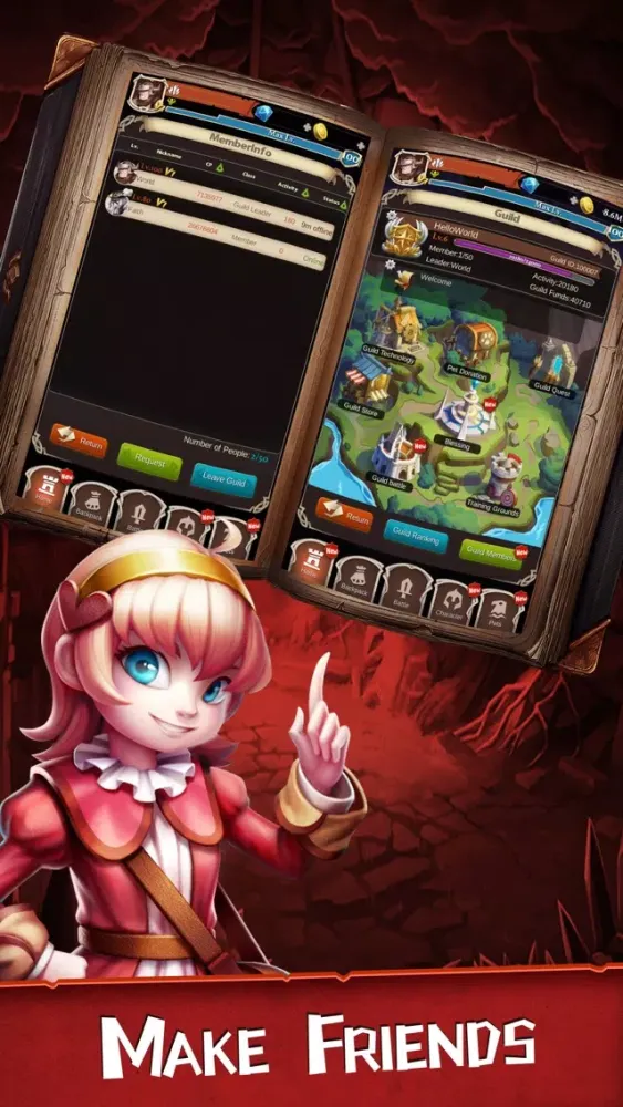 Capturas de pantalla de Hero Dash:Idle RPG