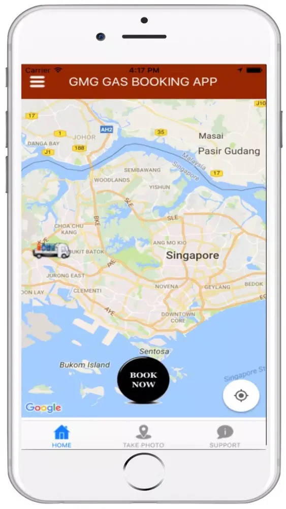 GMG GAS BOOKING APP Screenshots