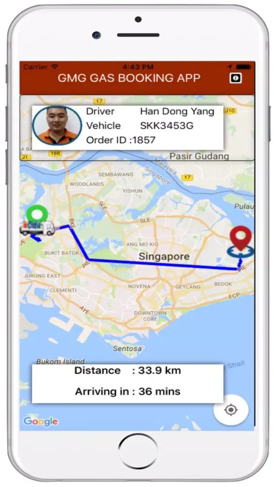 GMG GAS BOOKING APP Screenshots