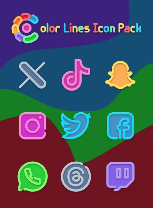 Color Line - Vibrant Icon Pack-screenshot-3