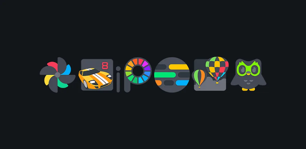 Asphalt - Dark Icon Pack