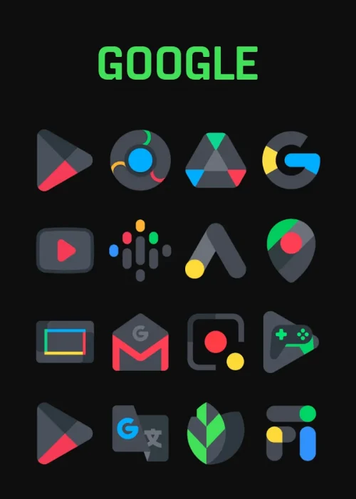 Asphalt - Dark Icon Pack-screenshot-1