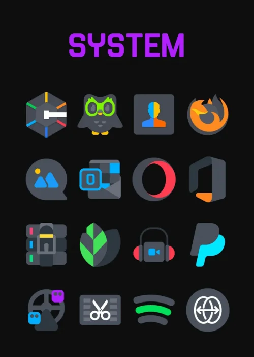 Asphalt - Dark Icon Pack-screenshot-2