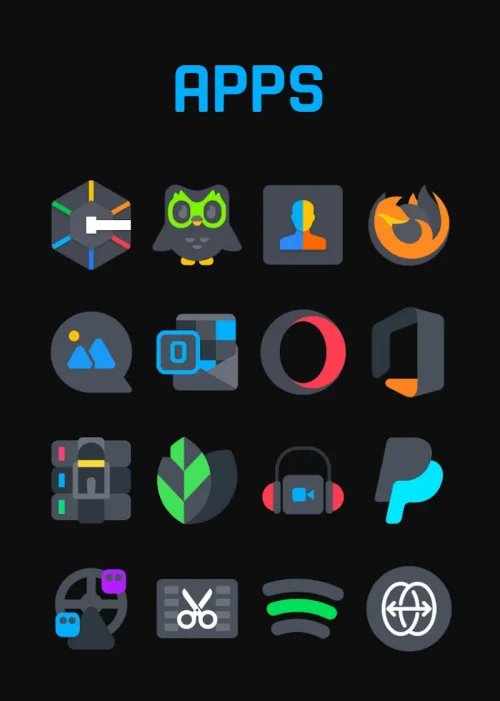 Asphalt - Dark Icon Pack-screenshot-3