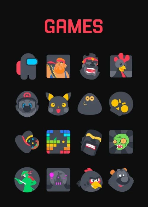 Asphalt - Dark Icon Pack-screenshot-4