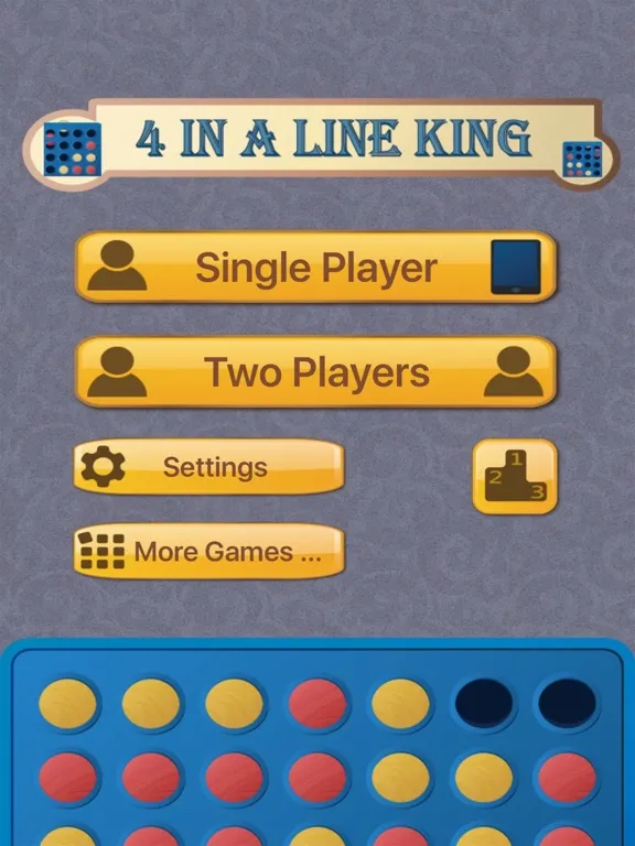 Zrzuty ekranu 4 in a line king iPad 