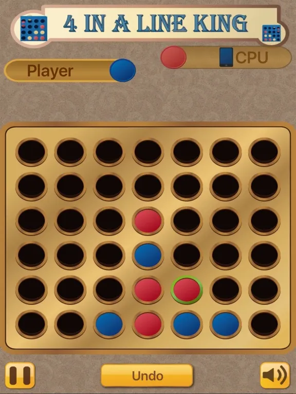 Zrzuty ekranu 4 in a line king iPad 