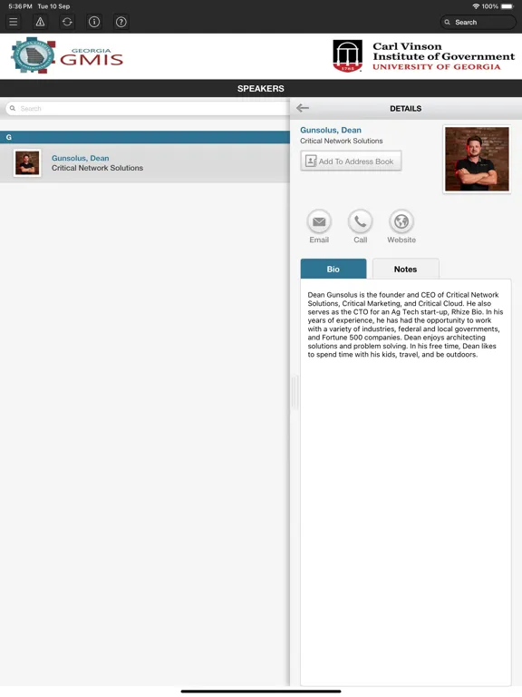 Georgia GMIS iPad 应用截图