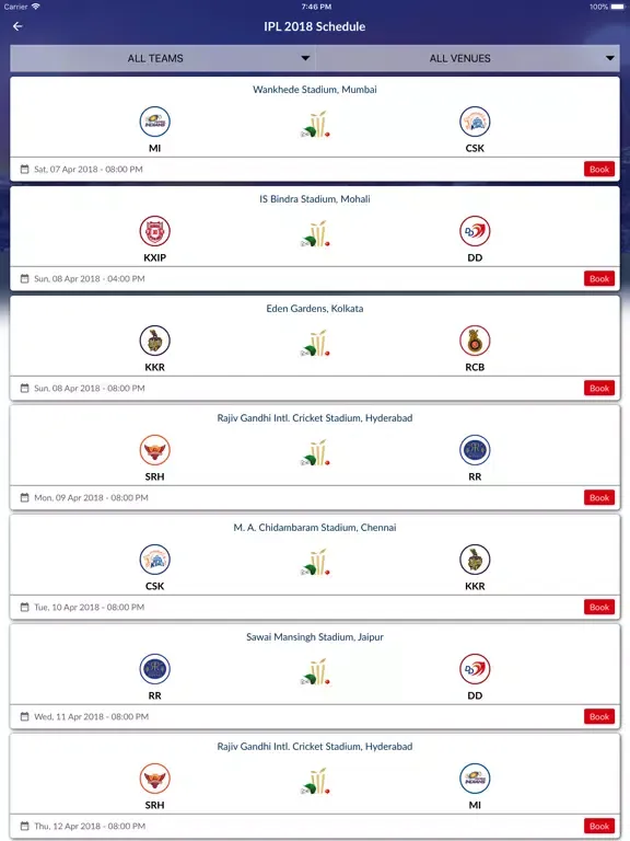 Screenshot di IPL 2k19 iPad 